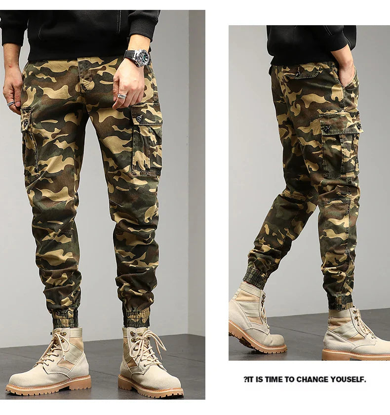 Classic Vector Camouflage Slim Fit Pants