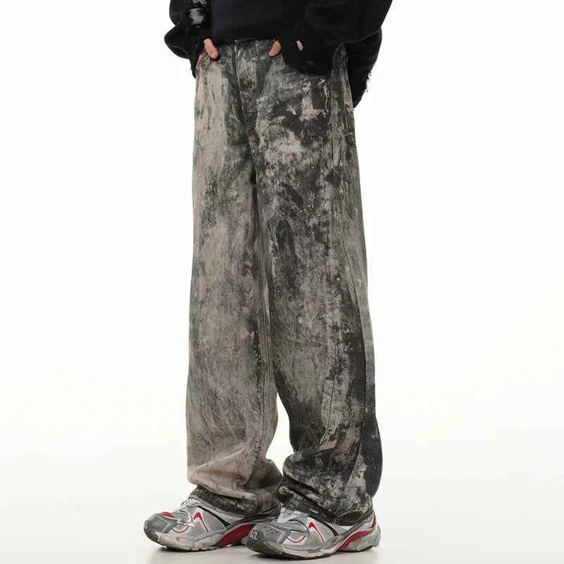 Distressed Gothic Punk Baggy Jeans