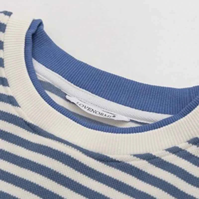 Vintage Women Neck Loose Sweatshirt