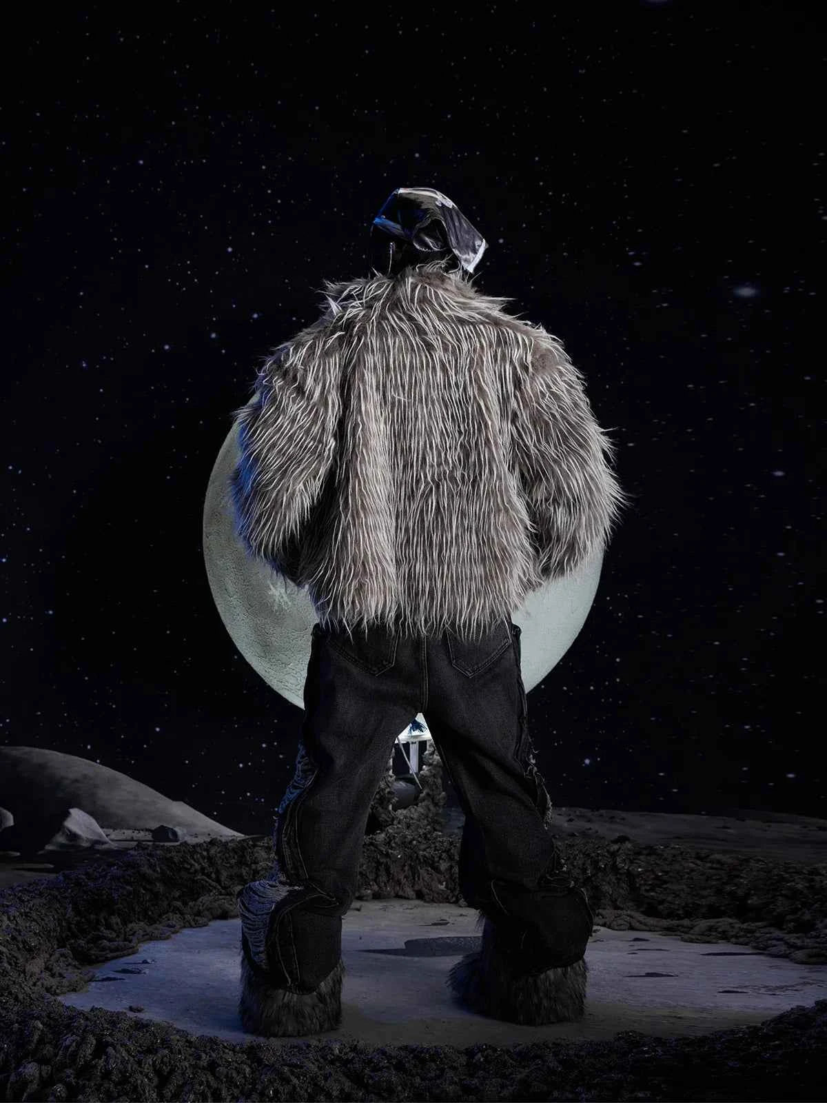 Winter Casual Luxurious Faux Fur Jacket