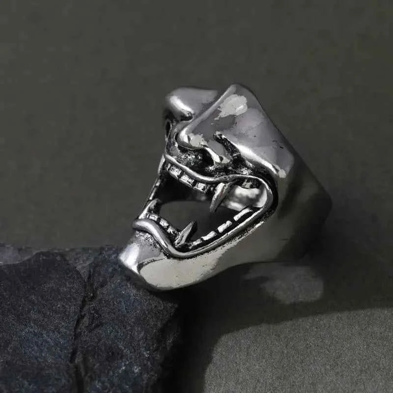Gothic Vintage Punk Half Face Ring