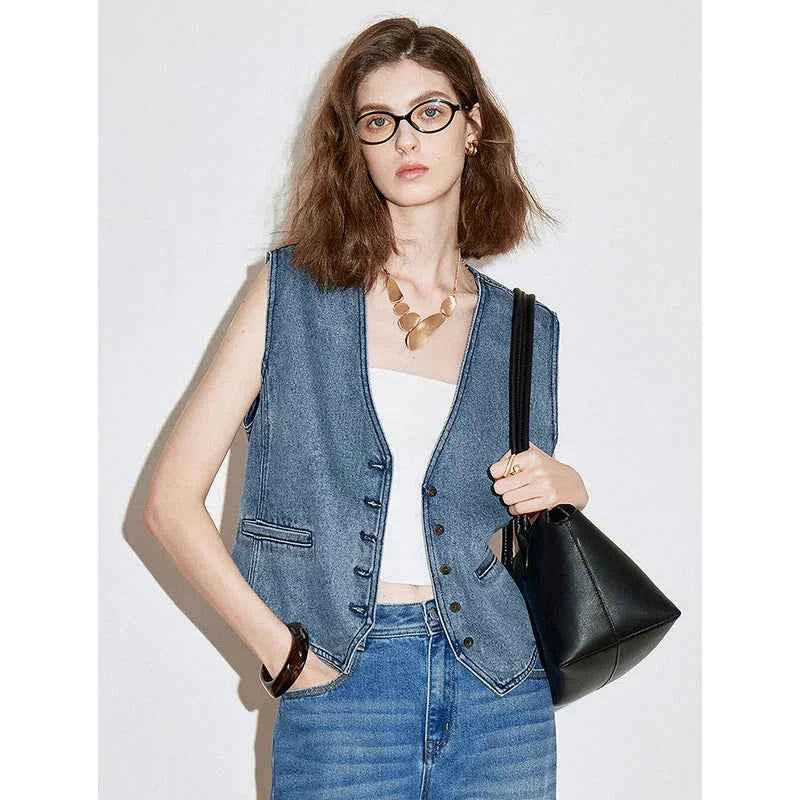 Vintage Western Style Slim Fit Vest
