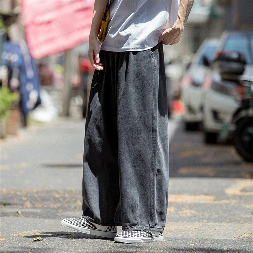 Straight Cut Baggy Jeans