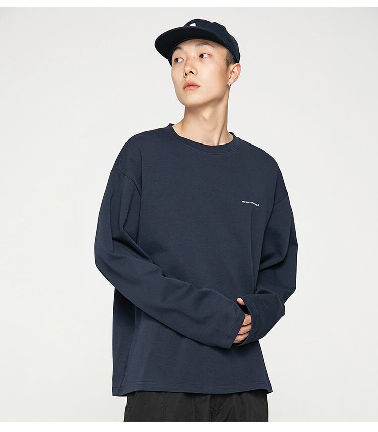 We lead, others copy© Casual Solid Long Sleeve