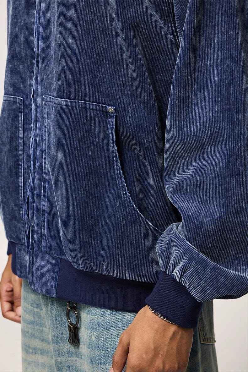 Zip Up Hoodie Washed