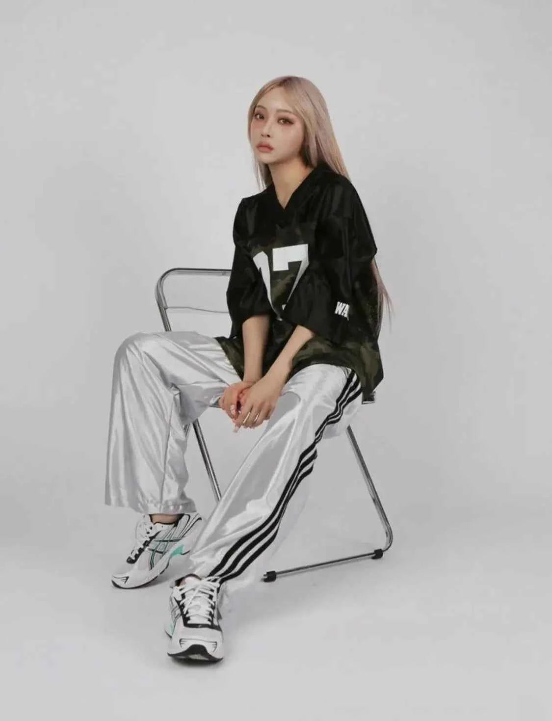 Women Stylish Hip Hop Loose Jersey T-Shirt
