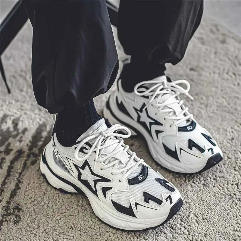 Vintage Stars Platform Sneakers