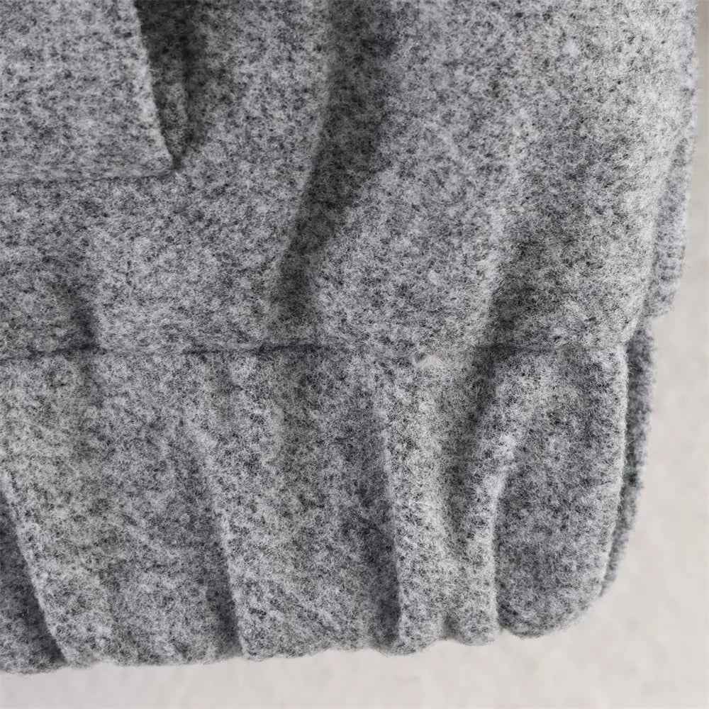 Streetwear Woolen Slim Fit Casual Jacket