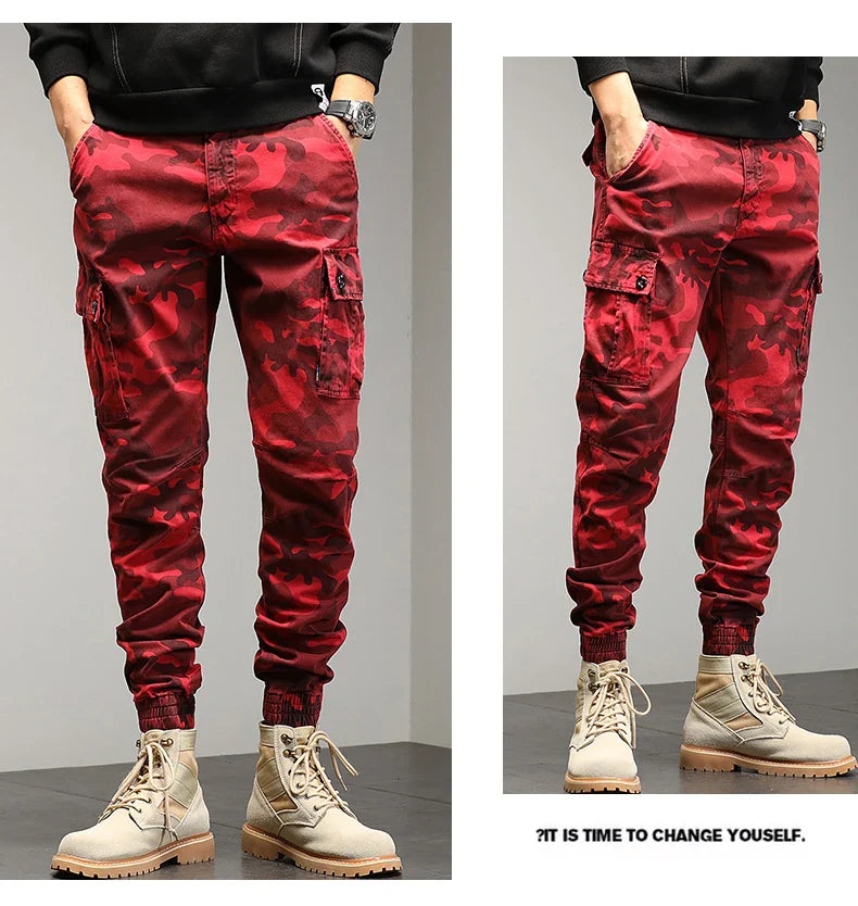 Classic Vector Camouflage Slim Fit Pants
