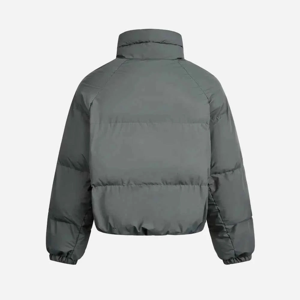 Breathable Stand Collar Thick Padded Puffer Jacket