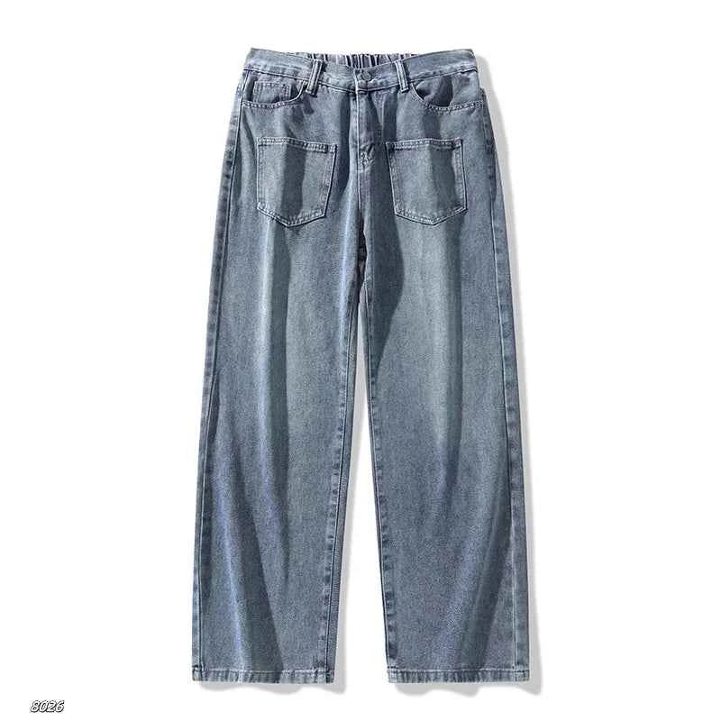 Y2K Loose Korean Straight Leg Denim Jeans