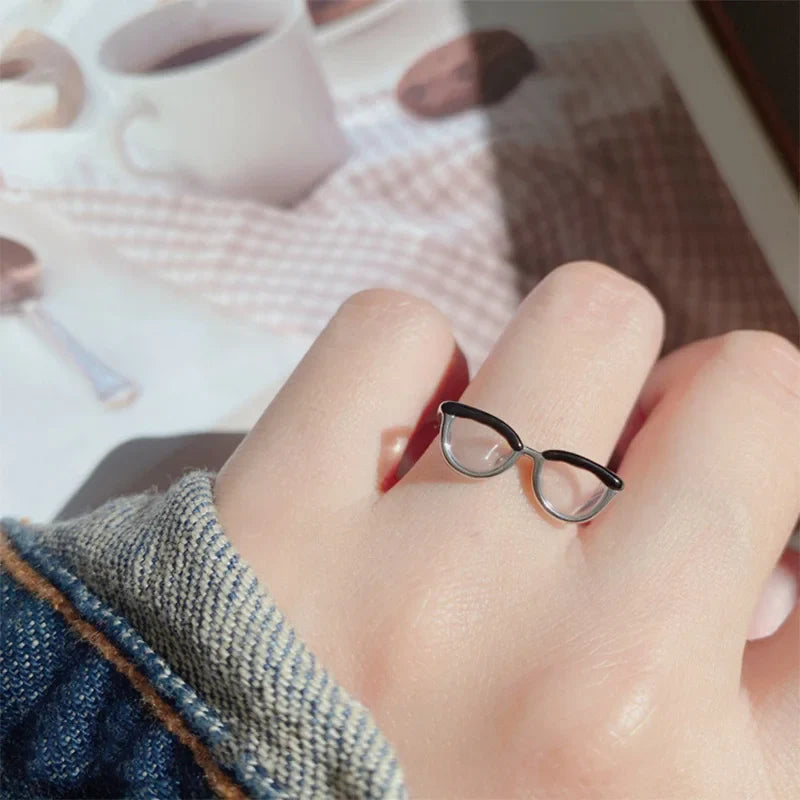 Adjustable Handmade Painted Glasses Ring - Luxuryurbanwear