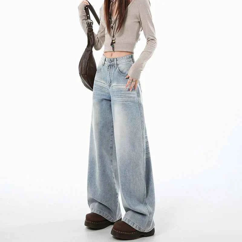 Signature High Waist Loose Wide Leg Jeans