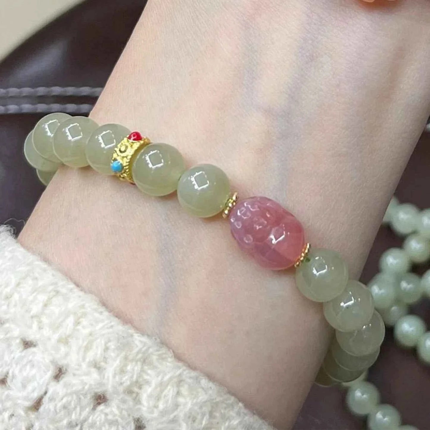 Clear Water Jade Friendship Bracelet