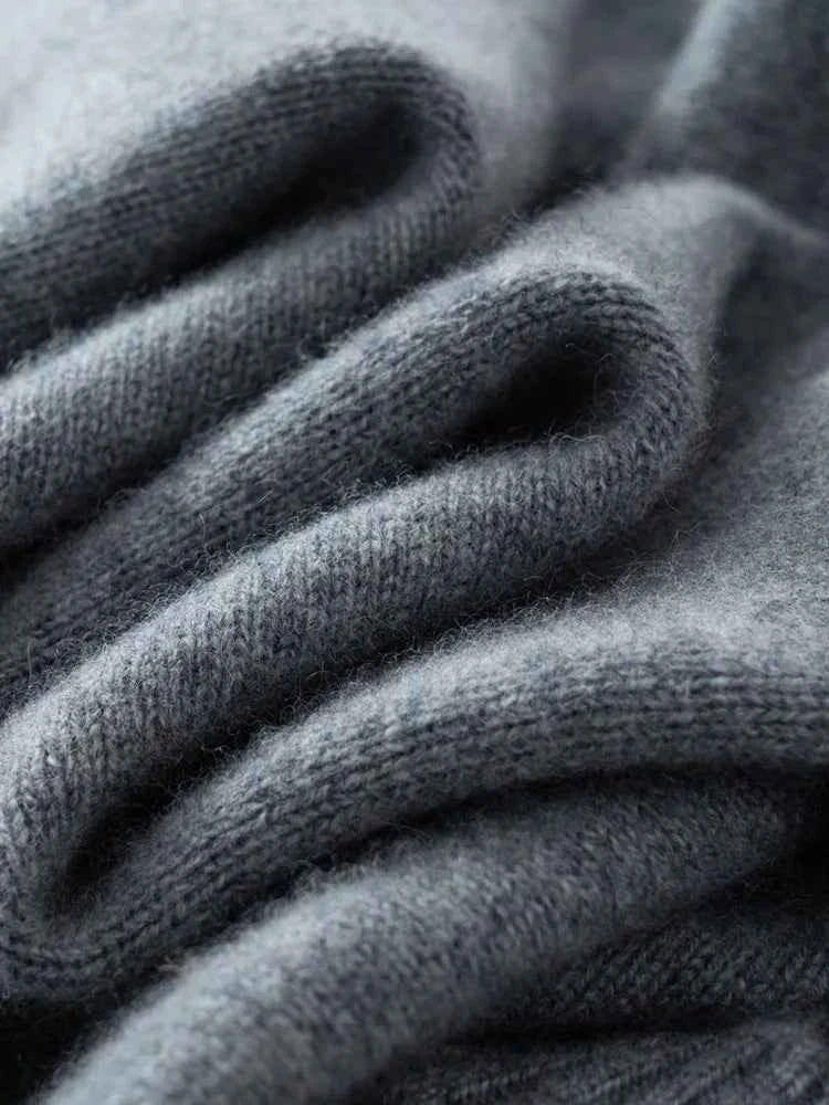 Luxury Cashmere Front Pocket Sweater