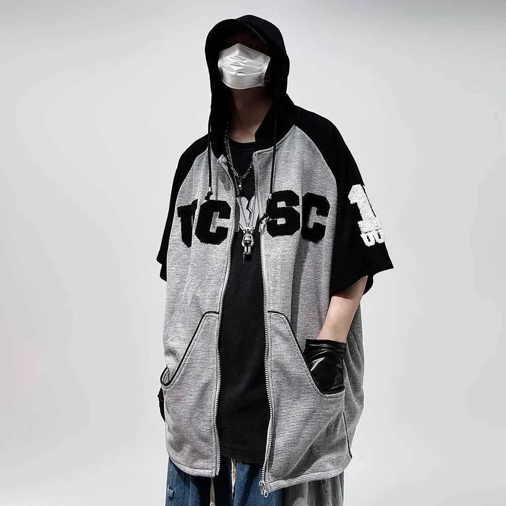 Streetwear Oversized Hip Hop Hooded Sweatshirt