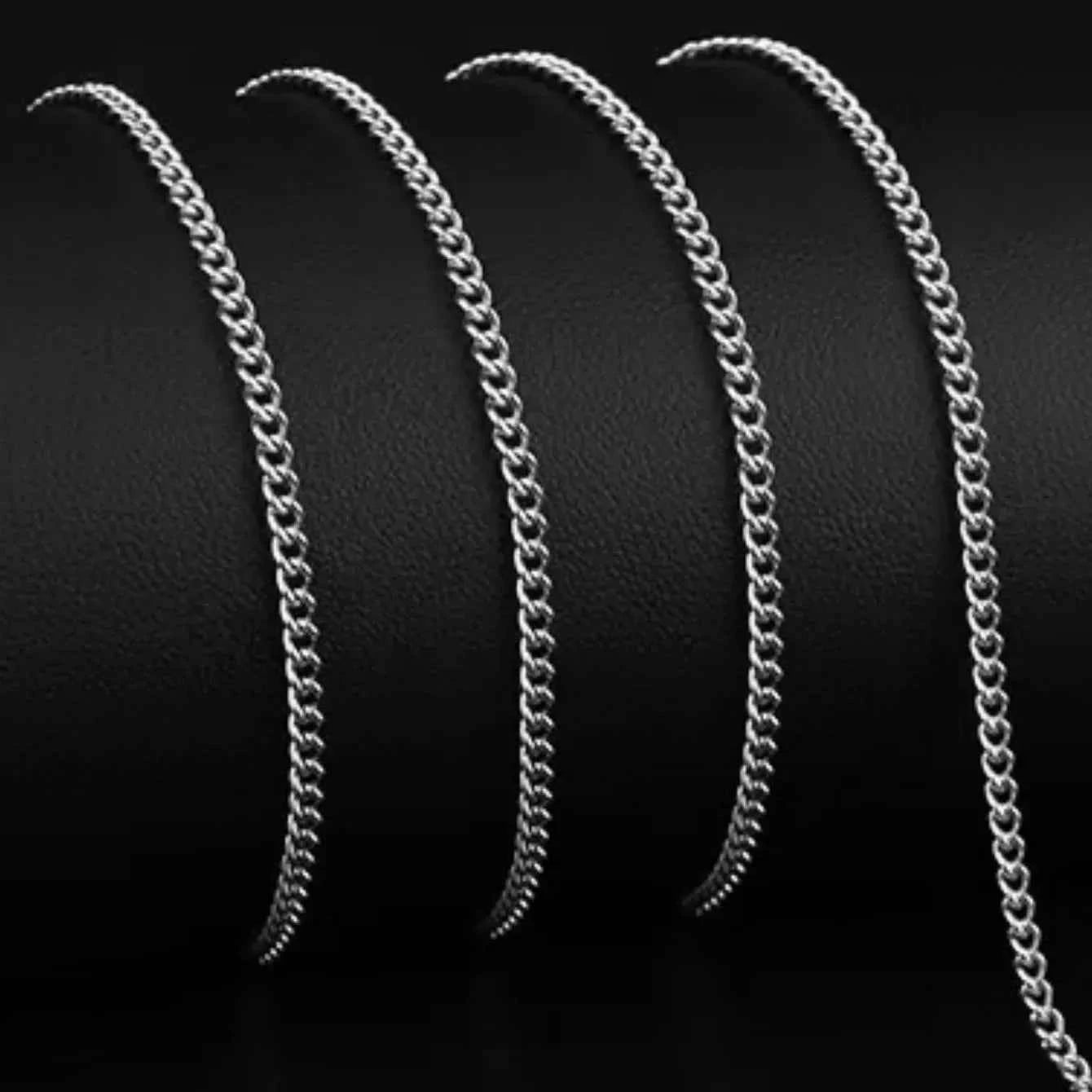 Men Stainless Steel Cuban Chain Necklace