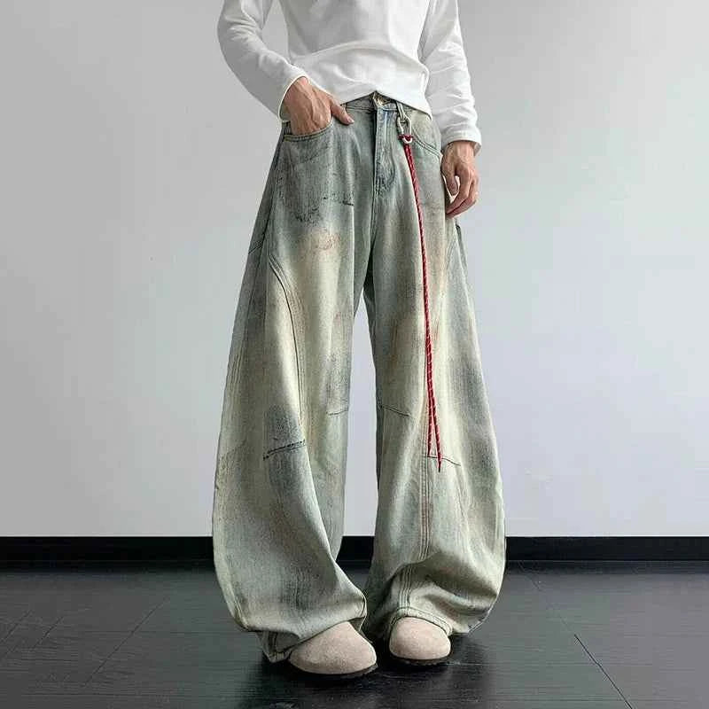 Adaptive Stretch Wide Leg Denim Jeans