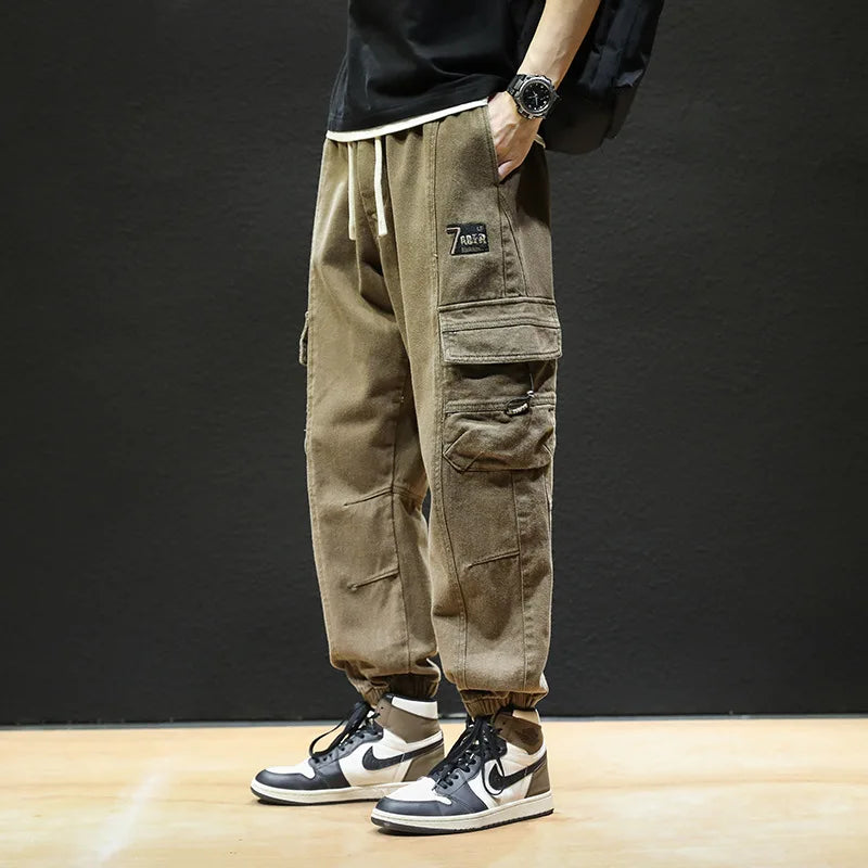 Straight Fit Elastic Ankle Length Pants