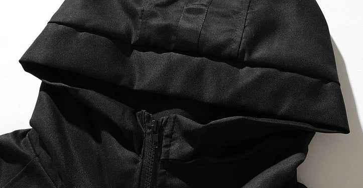American High Collar Workwear Windbreaker Jacket