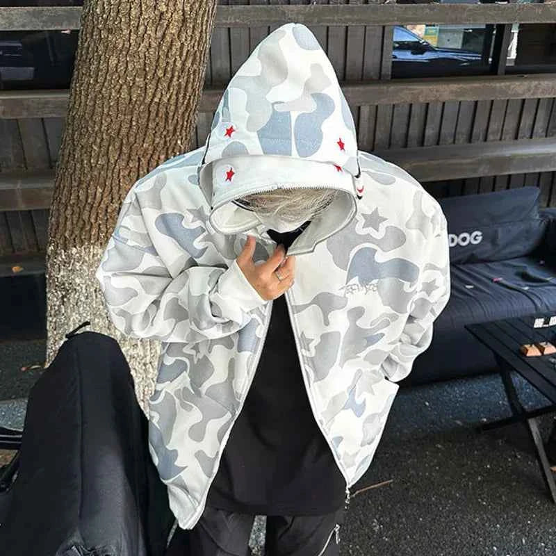 Zip Up Hoodie Milky Star