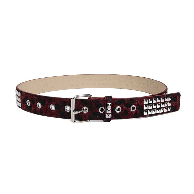 Punk Pink Fur Belt