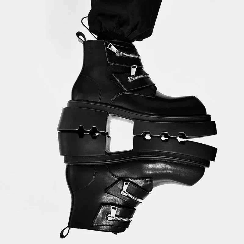 Elegant High Quality Derby Knee Boot