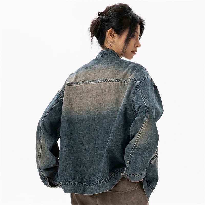 Women Comfort Blue Cotton Denim Jacket