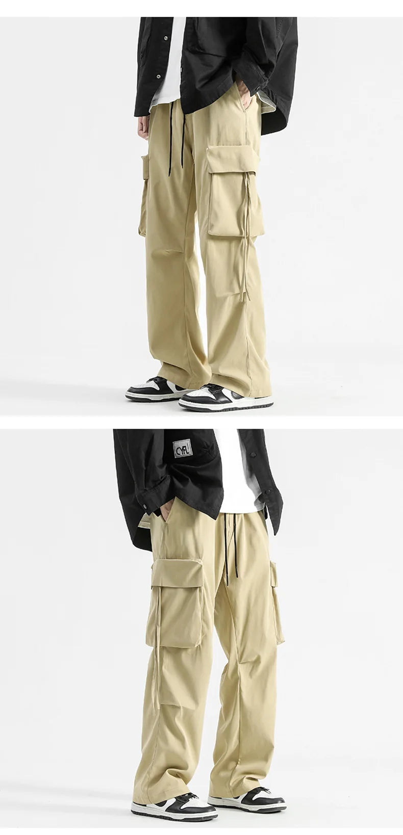 Y2K Streetwear Harem Straight Leg Pants