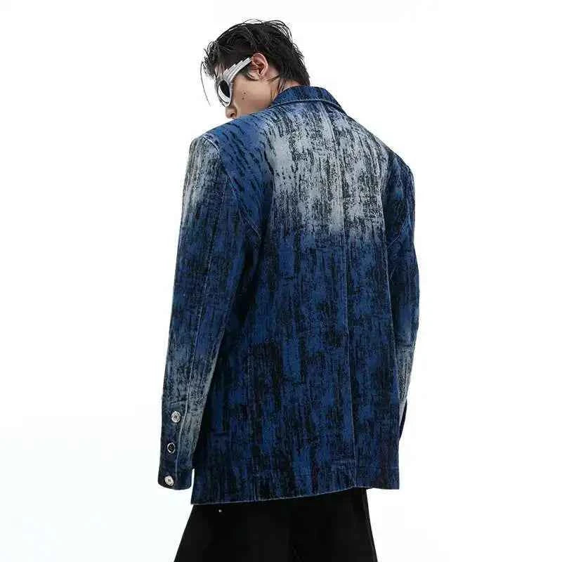 Vintage Classic Comfort Tie Dye Padded Denim Jacket