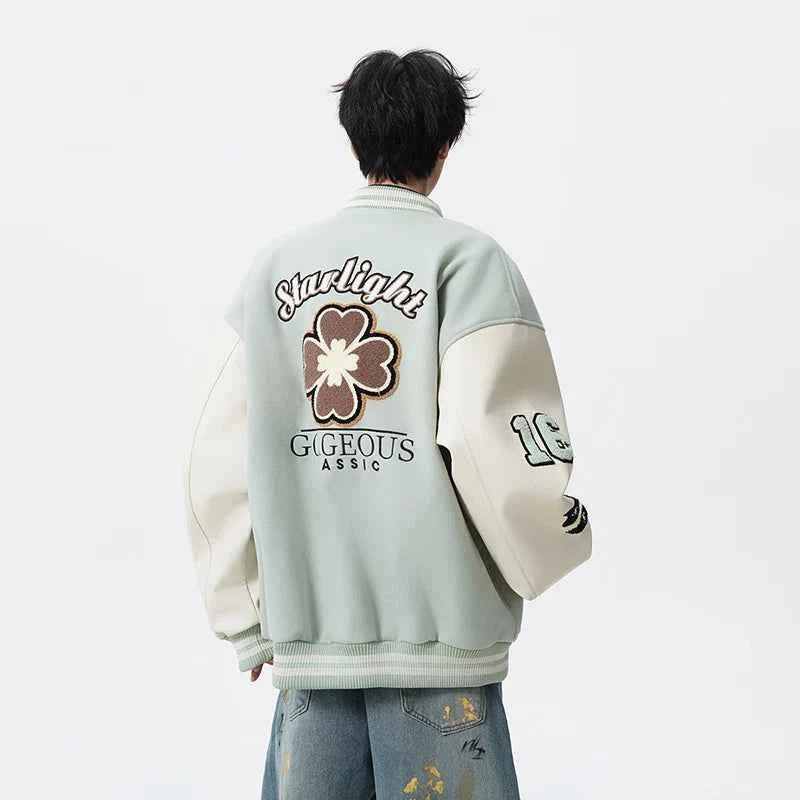 Autumn Embroidered Loose Baseball Varsity Jacket