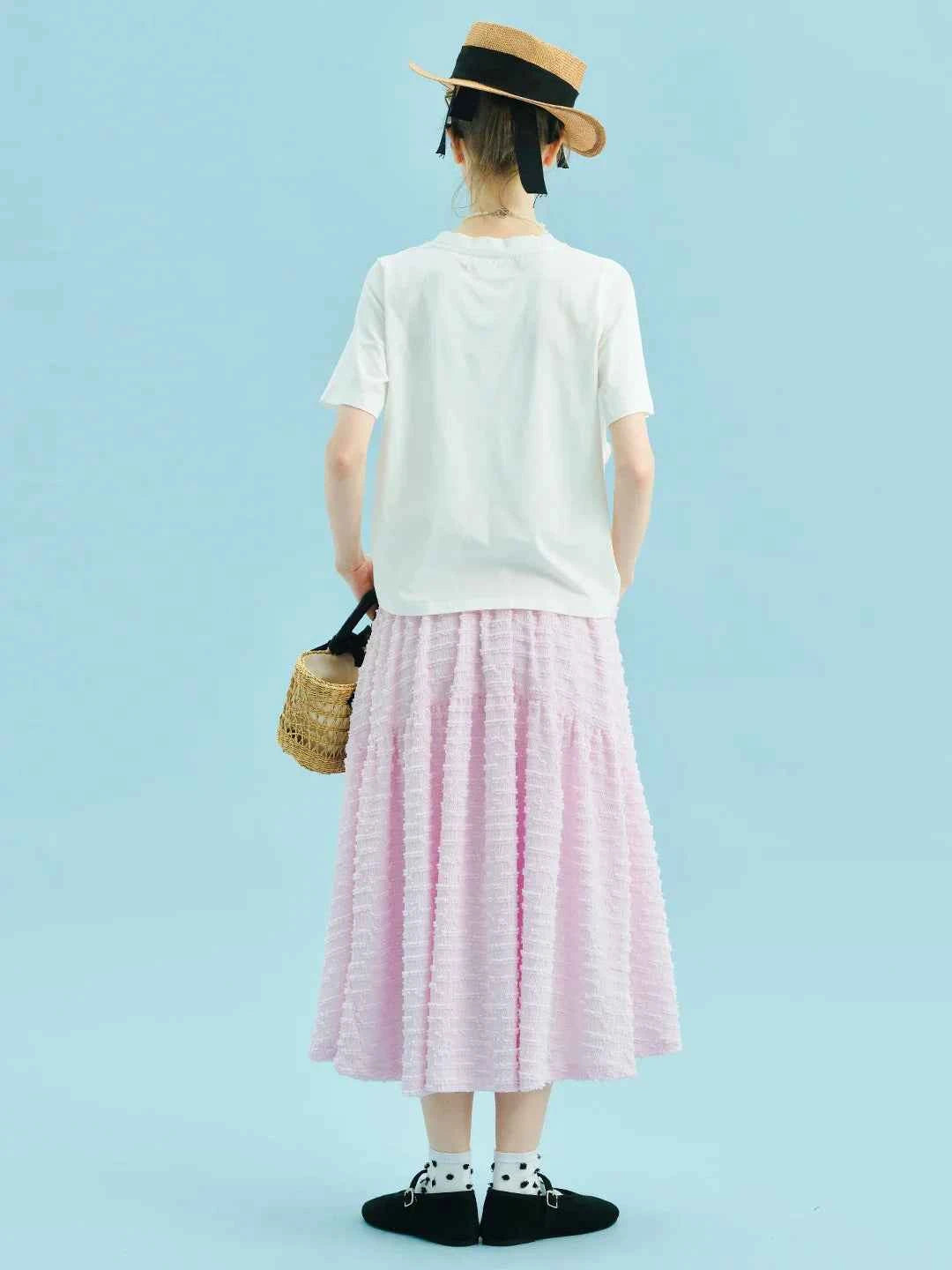 Soft Comfort White Heart Patch T-Shirt