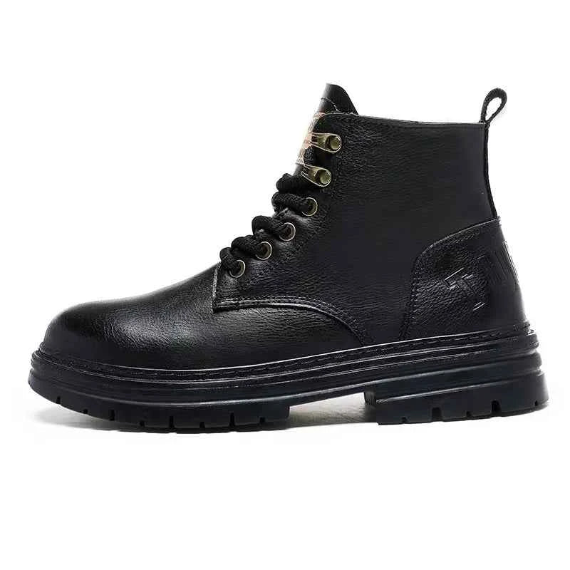 Exquisite Versatile High Leather Boots