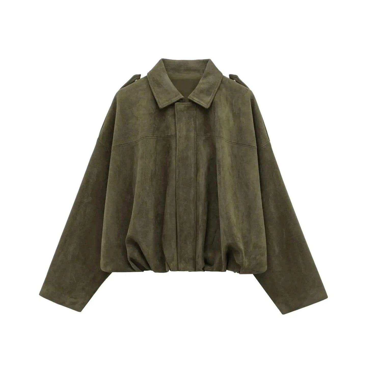 Elevated Vintage Suede Texture Lapel Jacket