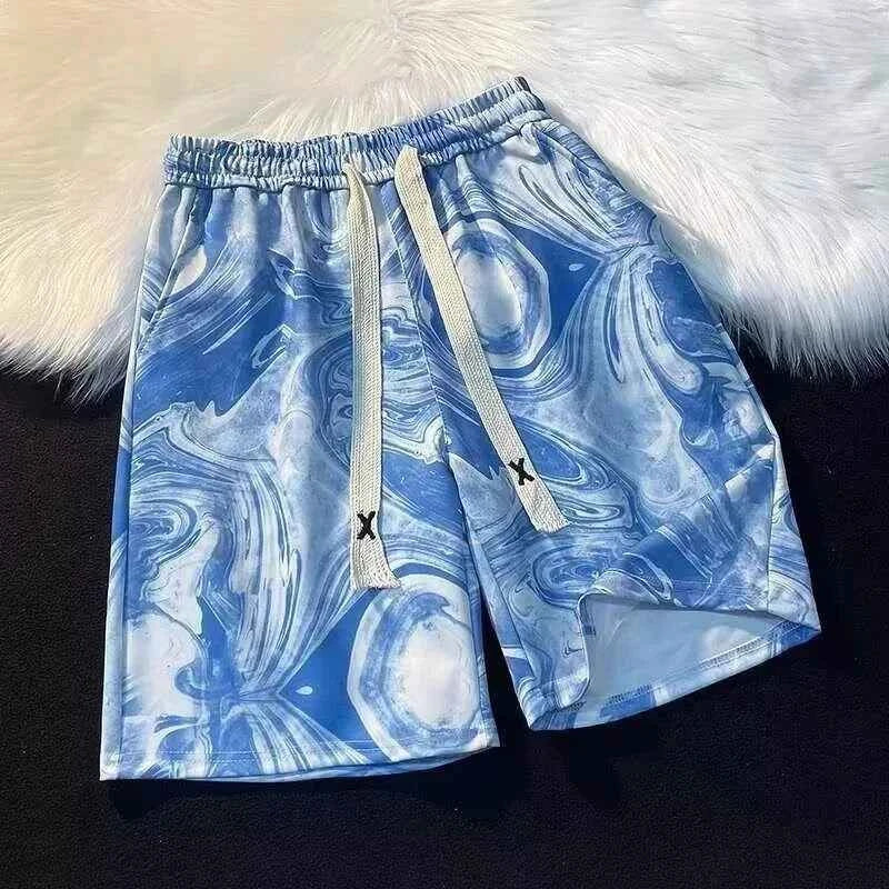 Streetweear Cool Comfort Vibrant Tie Dye Art Shorts