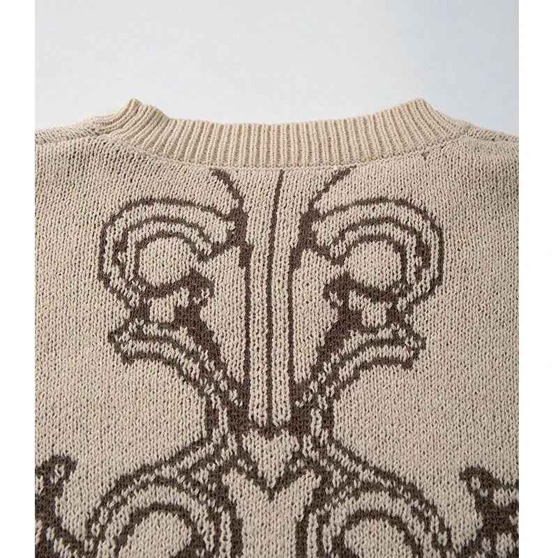 Y2K Distressed Oversized Knit Jumper Sweater
