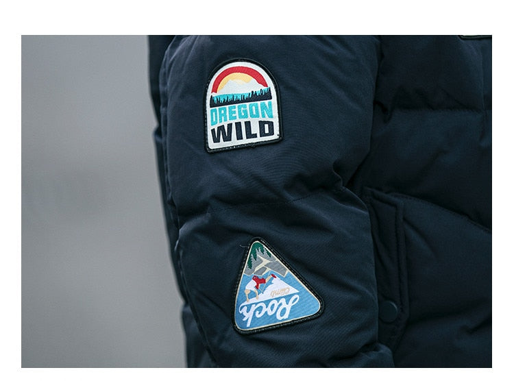 OREGON WILD Rock Patches Bomber Jacket