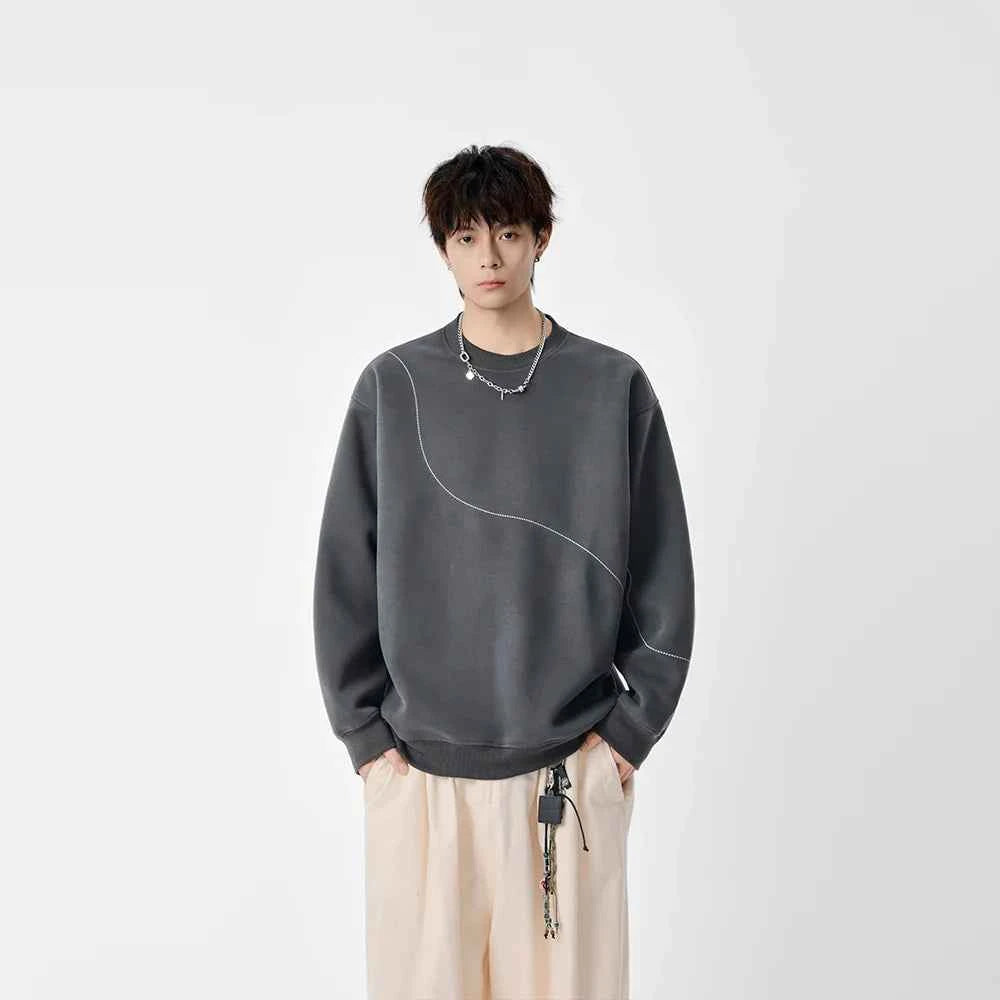 Y2K Cozy Embroidered Long Sleeve Sweatshirt