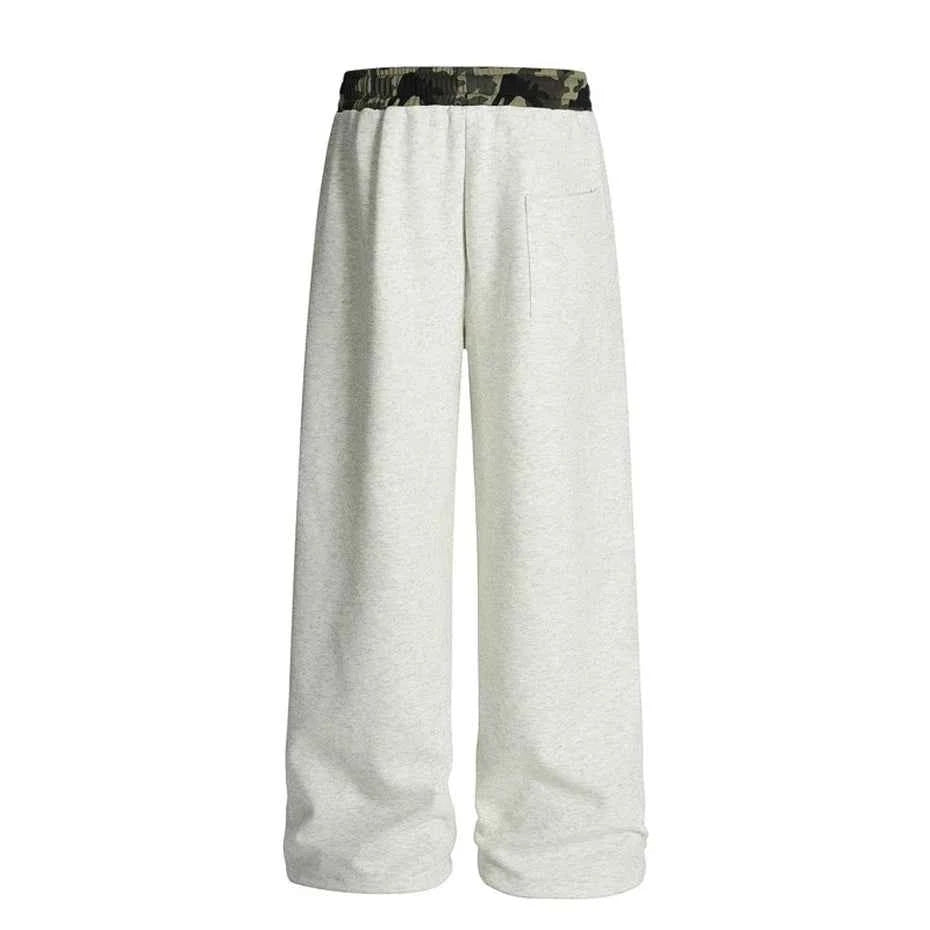 Streetwear Cool Camo Print Casual Wide Leg Jogger