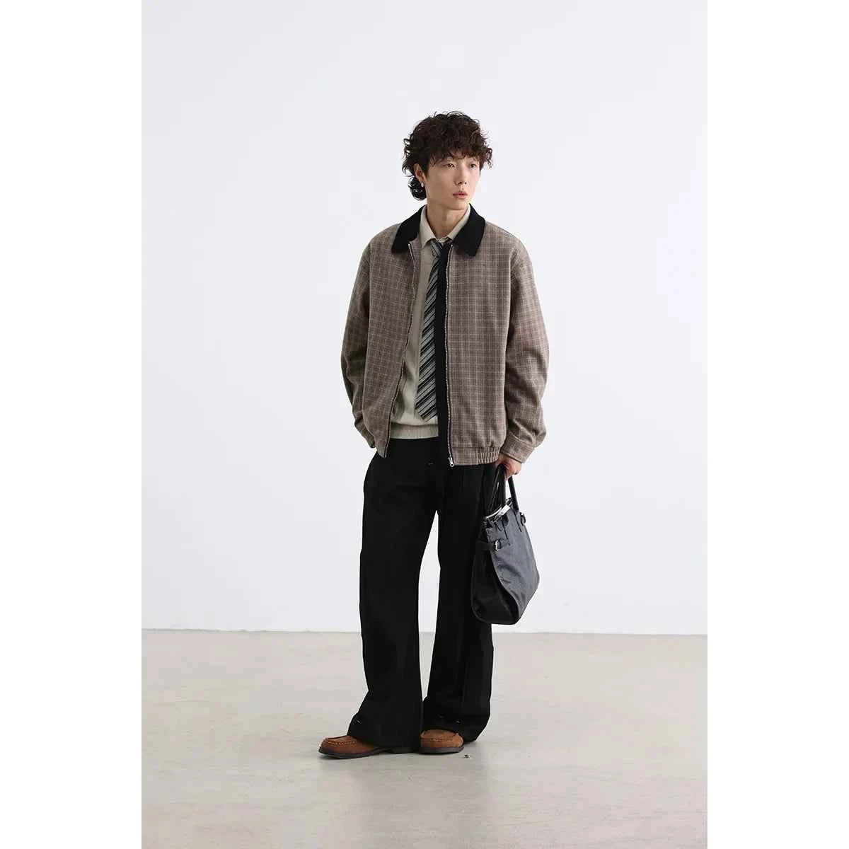 Lightweight Casual Plaid Vintage Comfort Jacket