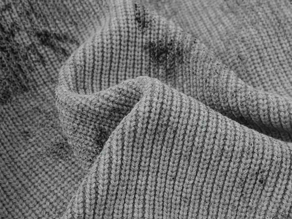 Fashionable Oversized Hip Hop Knit Jumper Sweater