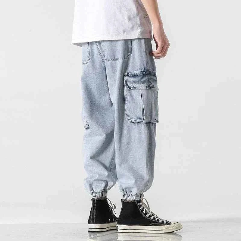 Durable High Street Cargo Denim Jeans