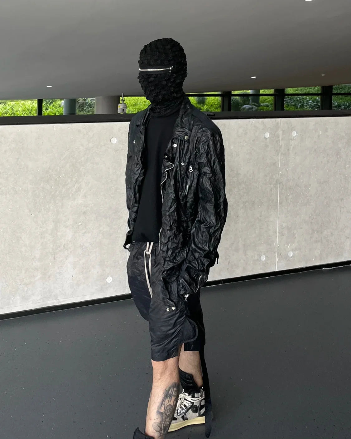 Full Face Mask Zipper Style Monkey Cap