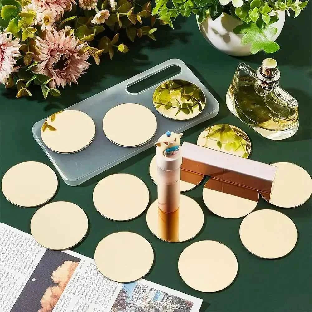 100 Pieces Shaped Small Mirrors