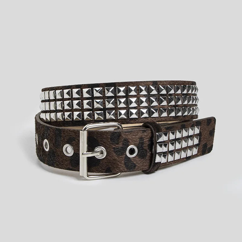 Punk Pink Fur Belt