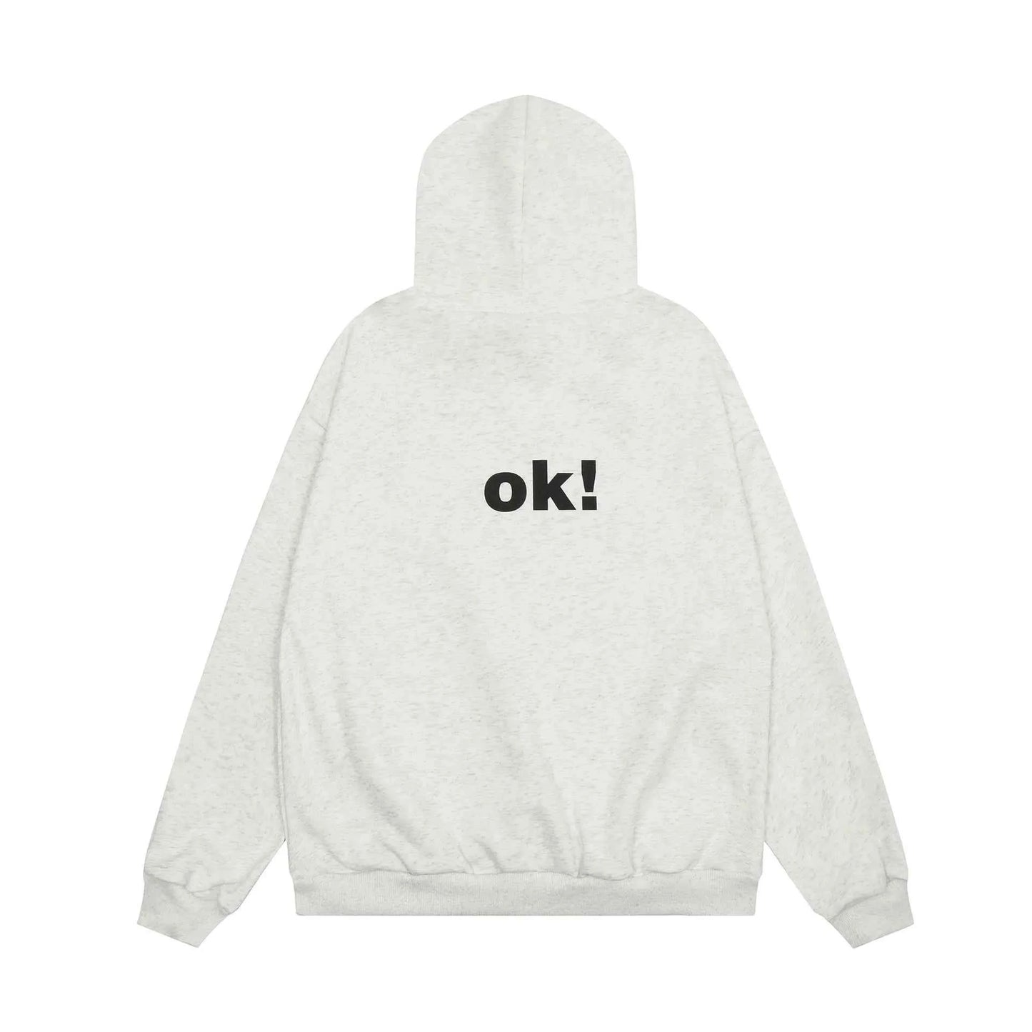 Funny Letter Printed Hip Hop Cotton Hoodie