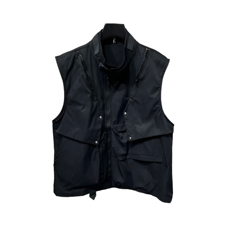 Dark Crow Sleeveless Zipper Vest