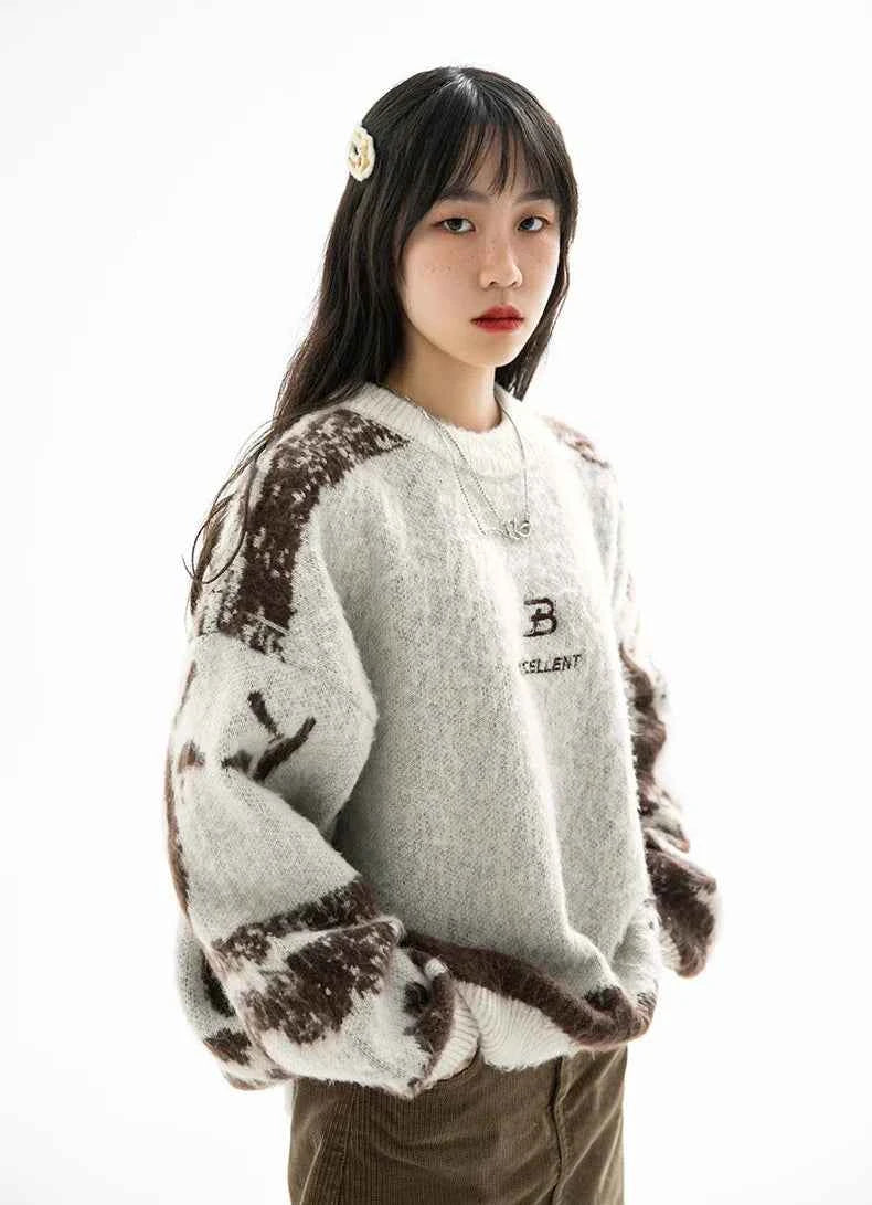 Y2K Soft Hip Hop Knitted jumper Sweater