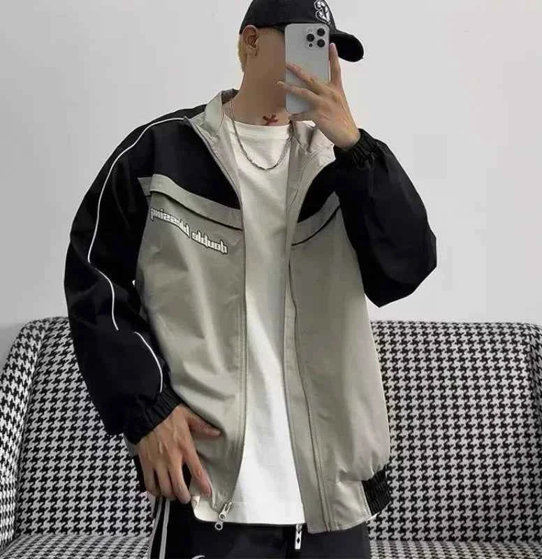 Vintage Streetwear Charge Windbreaker Jacket