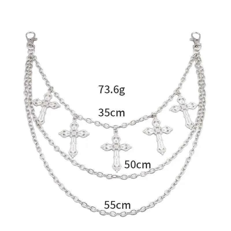 Punk Metal Waist Jeans Chain